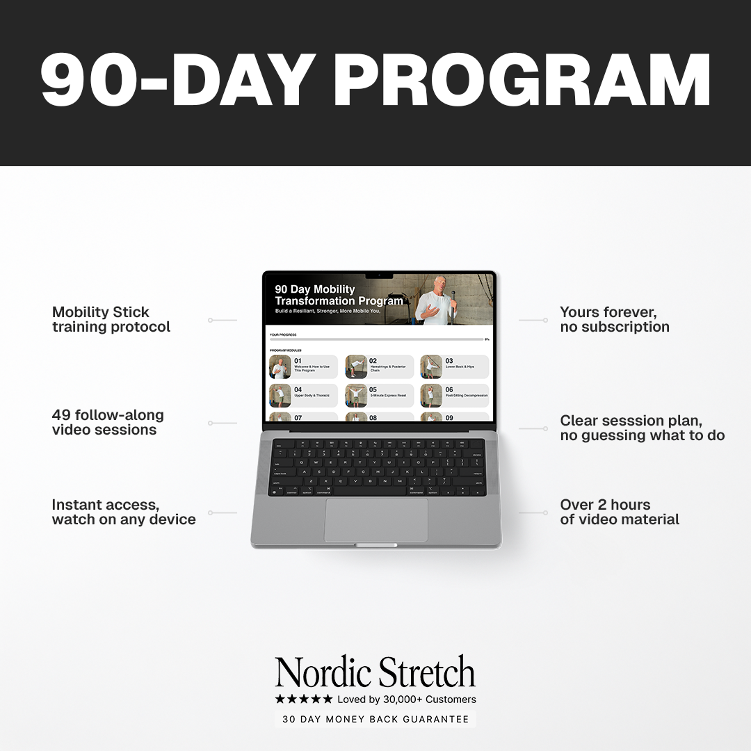 Nordic Mobility Stick (+Free Mobility Routine)