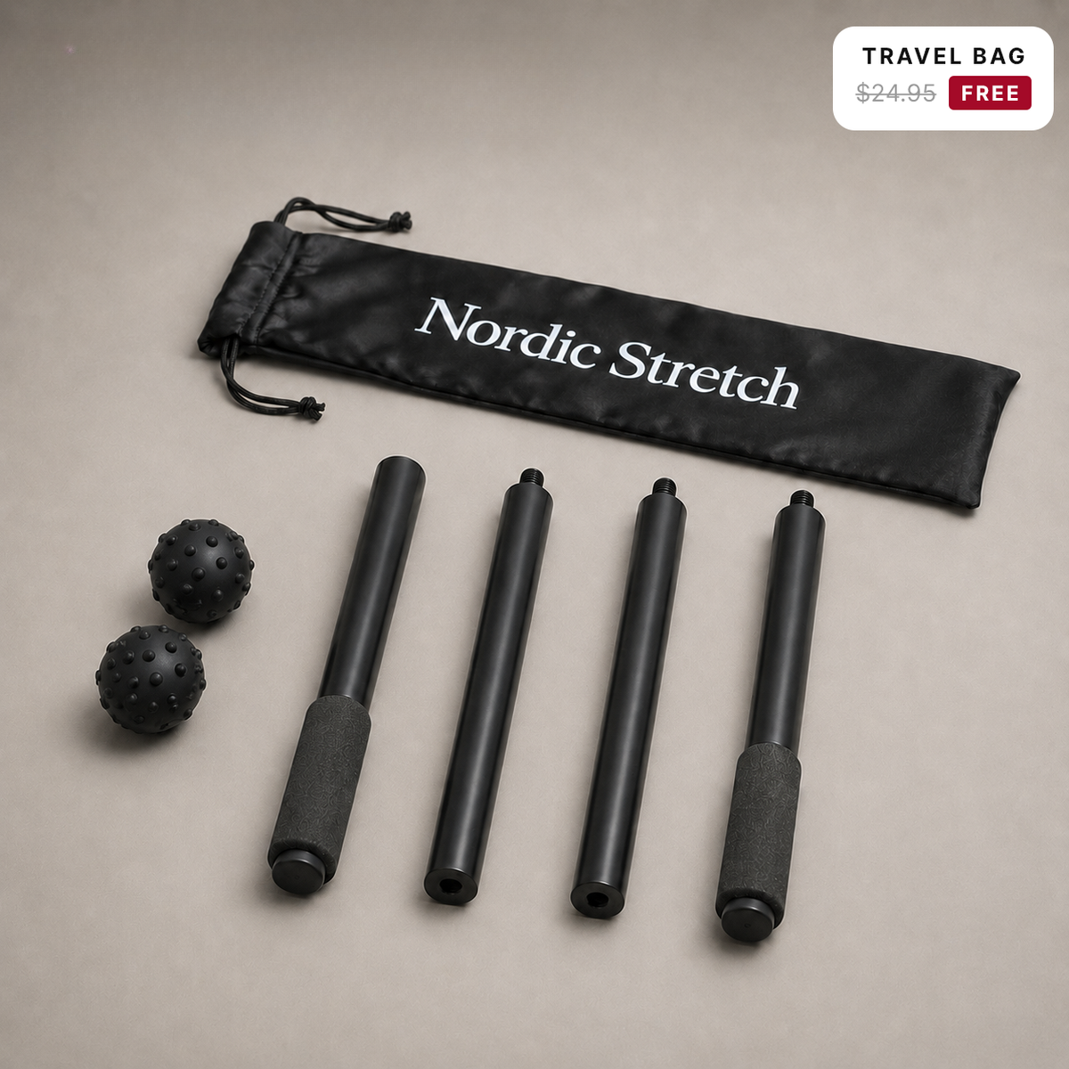 Nordic Mobility Stick (+Free Mobility Routine)